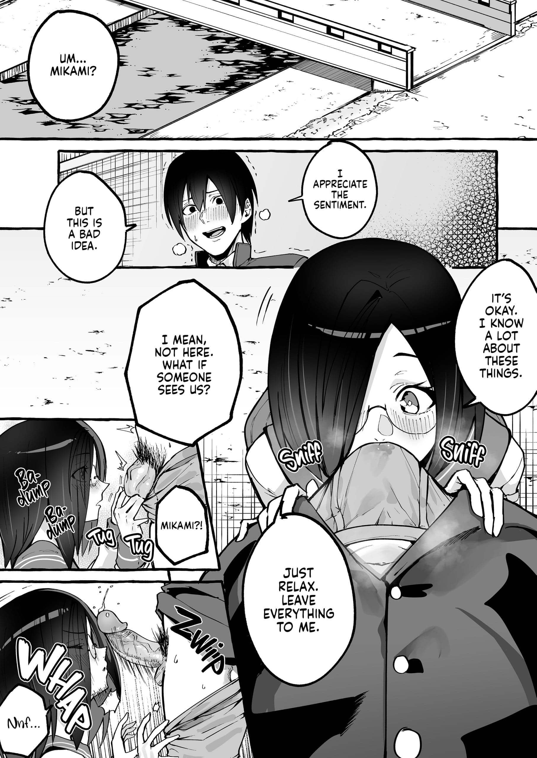 [フグタ家] 巨乳彼女にひたすら搾り取られまくる話 [無修正][英訳][DL版]-9
