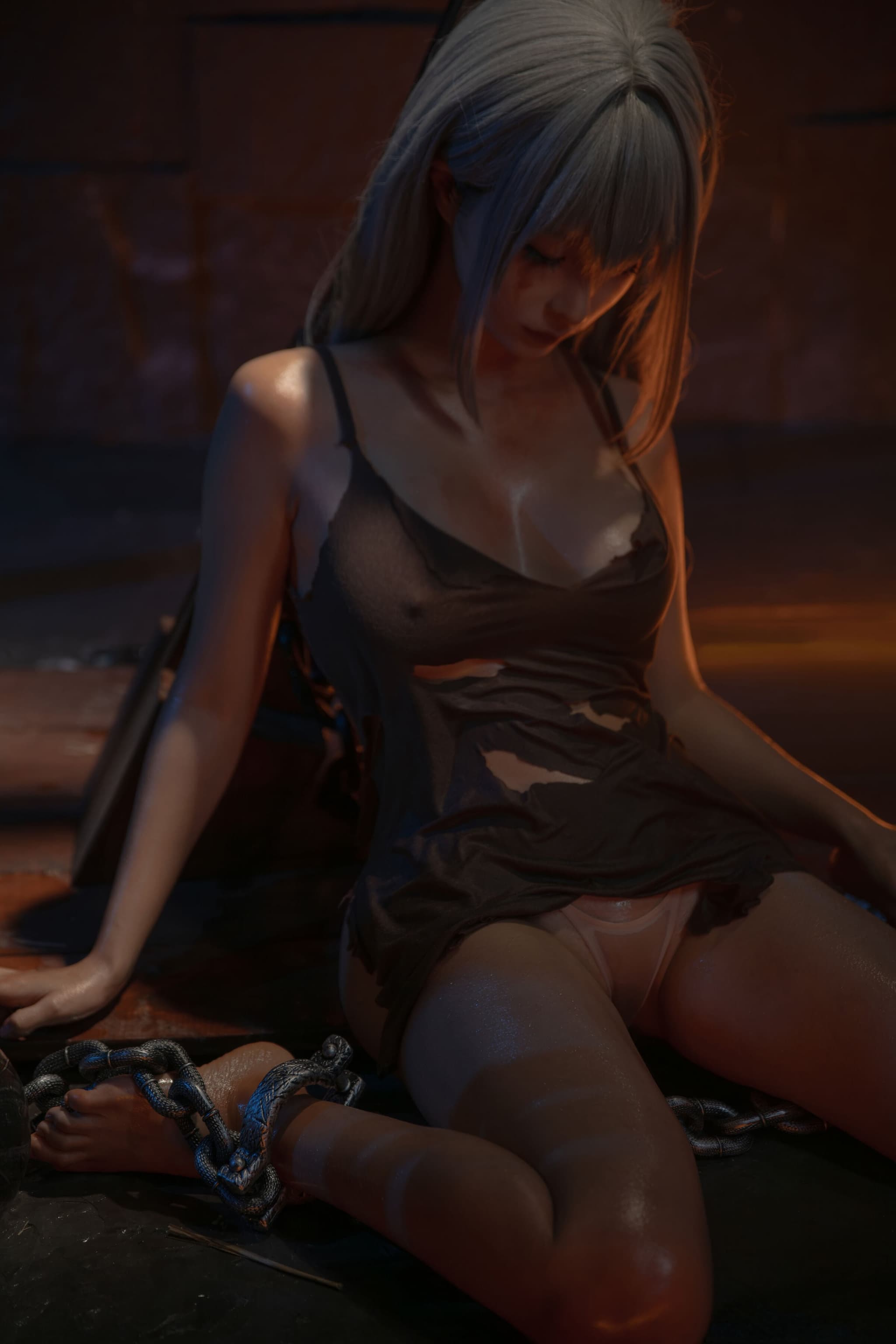 蠢沫沫 - 奴隶少女希尔薇-21